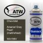 Preview: Chevrolet, Arsenal Gray Pearl (matt/wheel), WA159V: 400ml Sprühdose, von ATW Autoteile West.